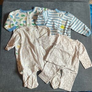 Gerber Baby Boy’s 3-6 Month Footie Pajamas